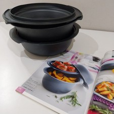 Set Tupperware Contenitori 3pz Alimenti UltraPro Rotondo (art.U16) 650ml/1,5L...