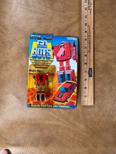 Gobots Go Bots Major Mo 1985 Tonka Modellino Vintage NUOVO #54 NUOVO CON SCATOLA NRFP