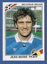 FIGURINA CALCIATORI PANINI MEXICO 86 - RECUPERO - N.130 PFAFF - BELGIQUE