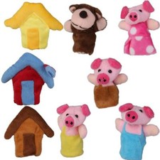 8x Burattino Peluche Tre