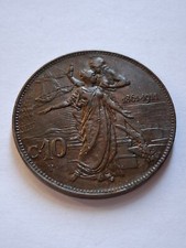 Regno Vittorio Emanuele Iii 10 Cent Cinquantenario 1911 Ottimo Lotto 