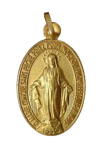 Medaglia miracolosa oro - in,