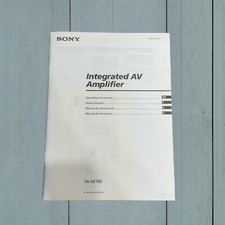 Sony TA-VE700 Manuale