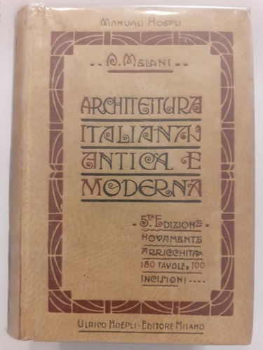 Manuali hoepli architettura - hoepli,