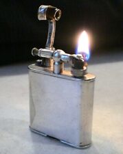 BRIQUET Ancien à Essence ( Dunhill Unique ARGENT ? ) LIGHTER Feuerzeug Accendino