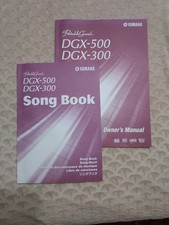 Yamaha DGX-500 DGX-300 tastiere manuale d'uso e libretto canzoni