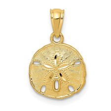 Ciondolo dollaro in oro giallo