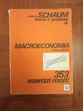 MACROECONOMIA. Collana SCHAUM - ETAS LIBRI 1976