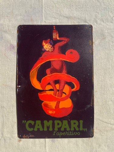 Insegna metallo campari - insegna, in