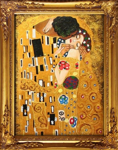Gustav klimt bacio - il,
