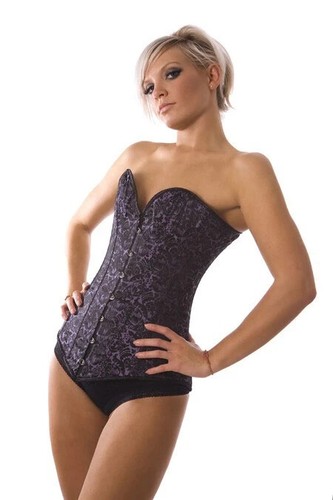 Corsetto vittoriano overbust