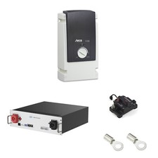 Kit off grid 1,5kW 48V scontato con inverter STECA + batteria litio TBB ES100II