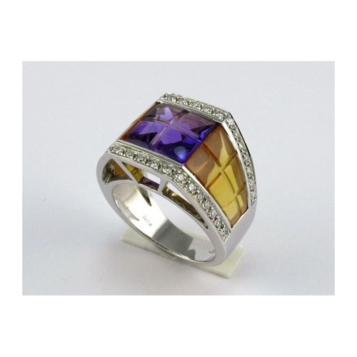 Anello oro bianco - anello,