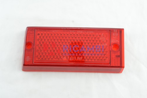 Transparent red taillight - red,