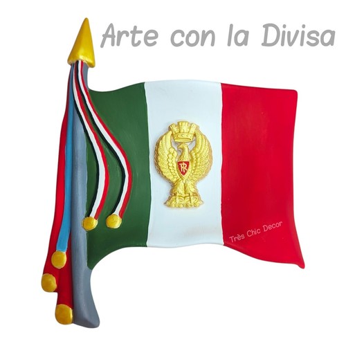 Bandiera italiana con stemma - bandiera,