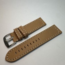 Glycine Beige men strap mint nos band for wristwatch