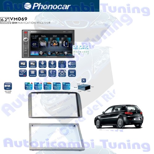 Radio phonocar vm069 din - vm069,