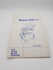 Manuale officina Fiat motore 1.242 16V corso e dati tecnici sul motore ediz 1997
