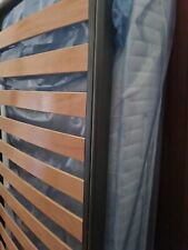 materasso singolo 80x190 Con Rete Ortopedica In Doghe Di Cigliegio