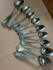 Set Di 9 cucchiaini argento