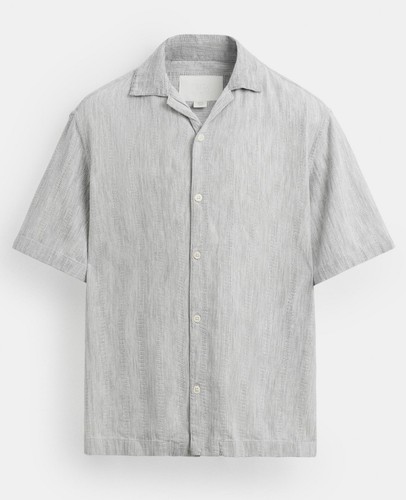 Zara camicia jacquard - a, righe