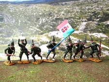 SOLDATINI di PIOMBO ALPINI PRIMA GUERRA MONDIALE TOY SOLDIERS