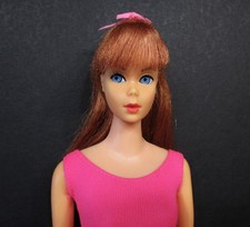 RARO 1967-69 Barbie Standard Tiziano #1190 in costume da bagno 2 pezzi con nastro per capelli