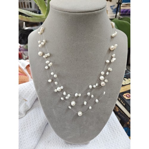 Collana perla acqua dolce - collana,