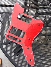 Fender Jazzmaster blacktop humbucker pickguard red 