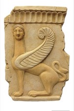 BASSORILIEVO FENICE TERRACOTTA