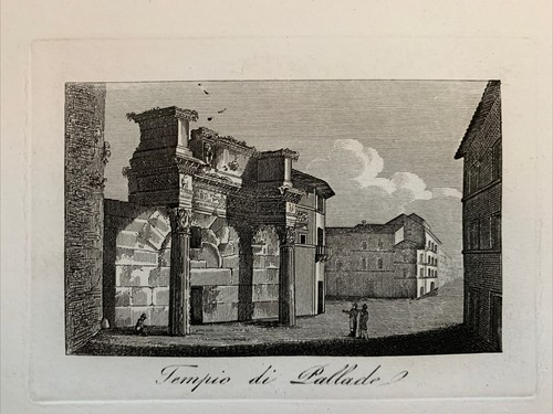 Roma tempio pallade - roma, di