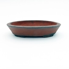 Vaso bonsai artigianale ovale