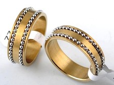 Men Women Teenage Steel Gold