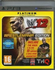PLAYSTATION 3 WWE '12 WRESTLEMANIA EDITION PLATINUM