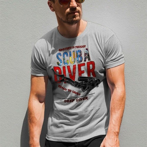 Shirt subacqueo dive master - t-shirt,