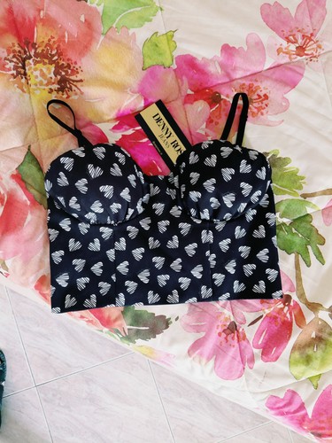 Top stampa cuori denny - denny, rose
