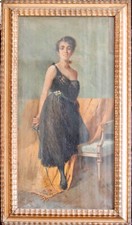 CAMMARANO MICHELE – La spadaccina (olio su tela – 30,5 x 60cm)