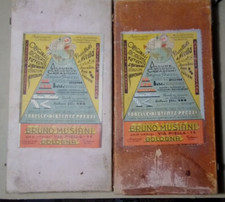 ANTICHE SCATOLE CON LETTERE E