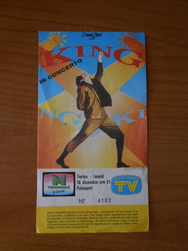 Biglietto ticketpaul king - biglietto, in