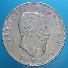 VITTORIO EMANUELE II 5 LIRE