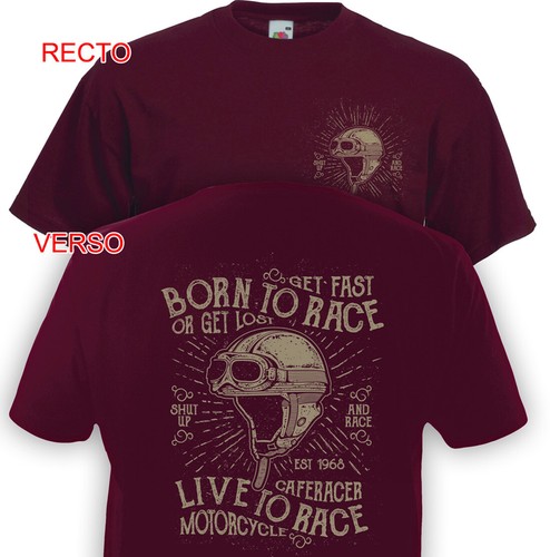 Shirt born race cafe - race,