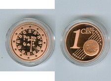 Portogallo 1 Cent Pp / Proof