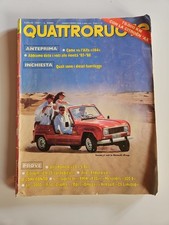 Renault Frog, Prove Alfa 33 1.5 Ti, Aro Enduro, Fiat Croma Confronto^ QR 07/1987