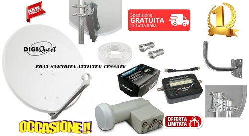 Kit sat parabola acciaio - acciaio, 60