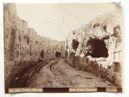 Vie delle tombe siracusa - vie,