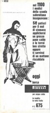 Pirelli. Borsa per acqua calda - Advertising 1956