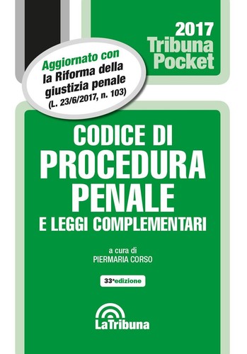 Codice procedura penale e - codice, di
