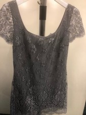 Completo grigio abito pizzo e