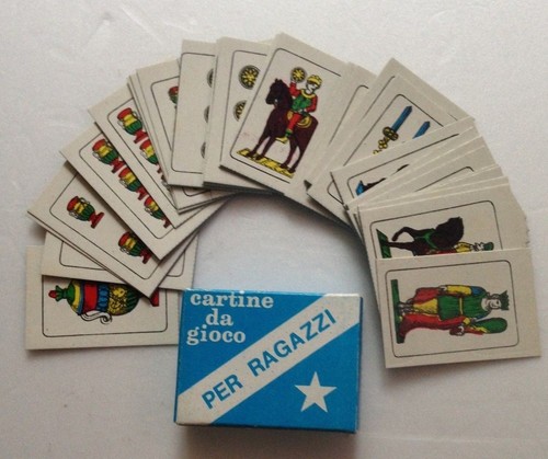 Mini carte gioco napoletane - mini,