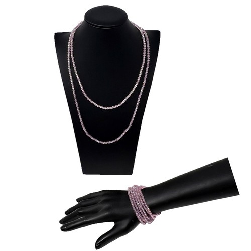 Rosa chiaro collana - rosa,